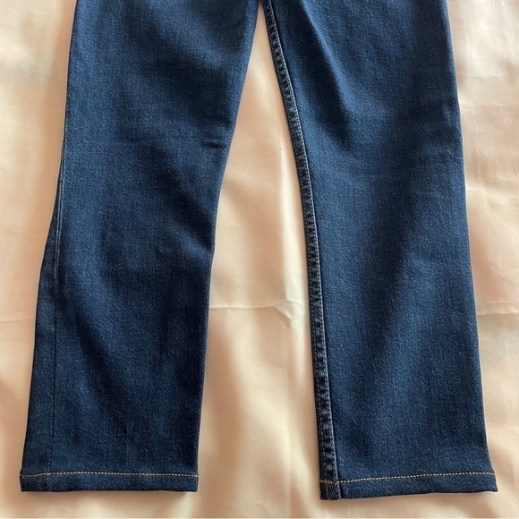 Re/Done- Vintage 90s Fit Style Dark Wash High Rise Ankle Crop Jeans Size 25 - Picture 10 of 11